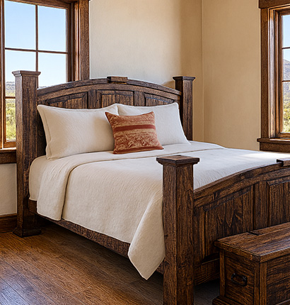 Rustic Ranch Beds & Nightstands