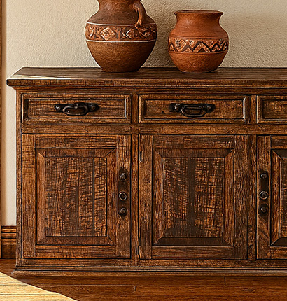 Rustic Ranch Cabinets & Credenzas