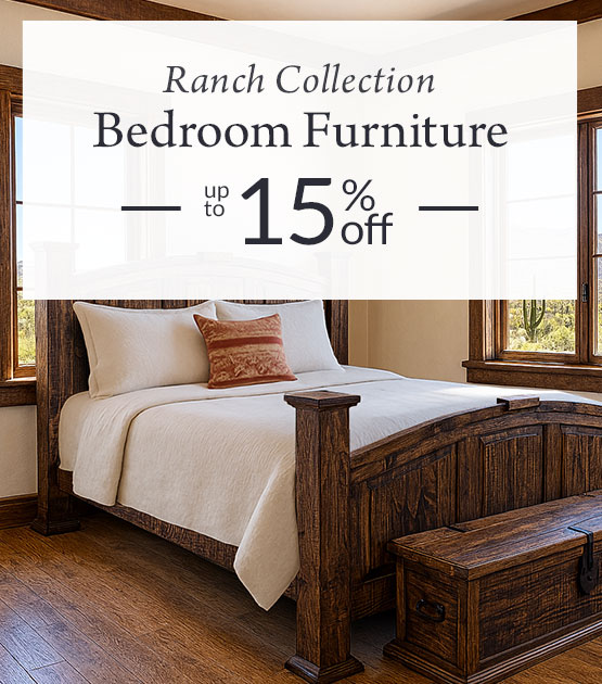 Up to 15% Off Ranch Bedroom Furniture