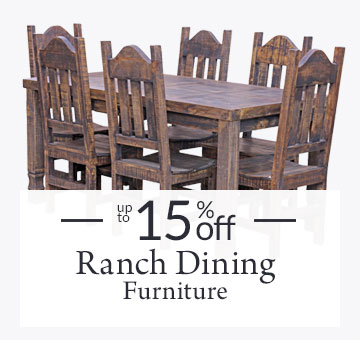 Up to 15% Off Ranch Dining Furniture