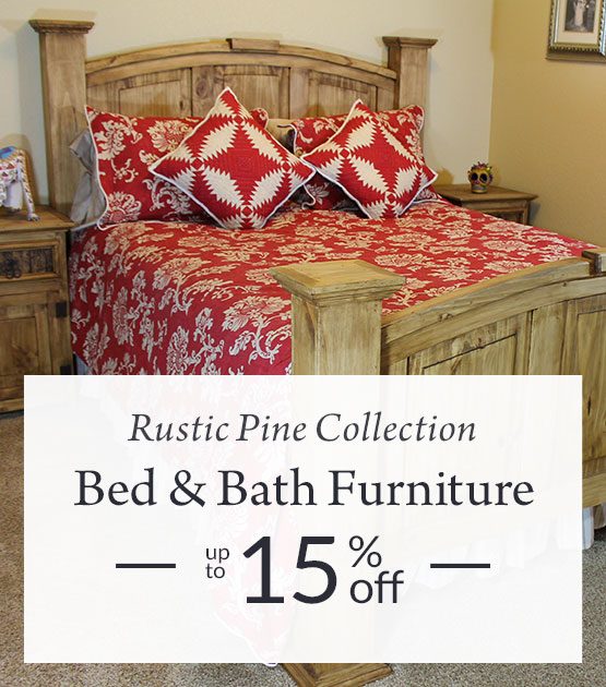Up to 15% Off Rustic Bed & Bath