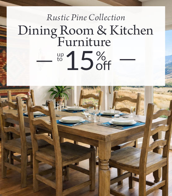 Up to 15% Off Rustic Kitchen & Dining