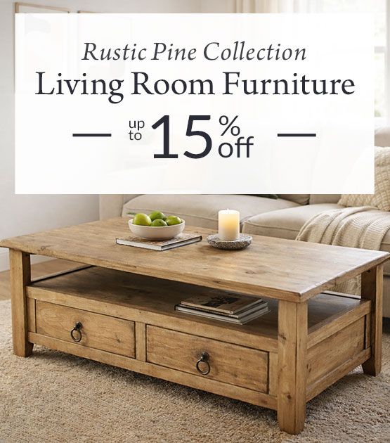 Up to 15% Off Rustic Living Room