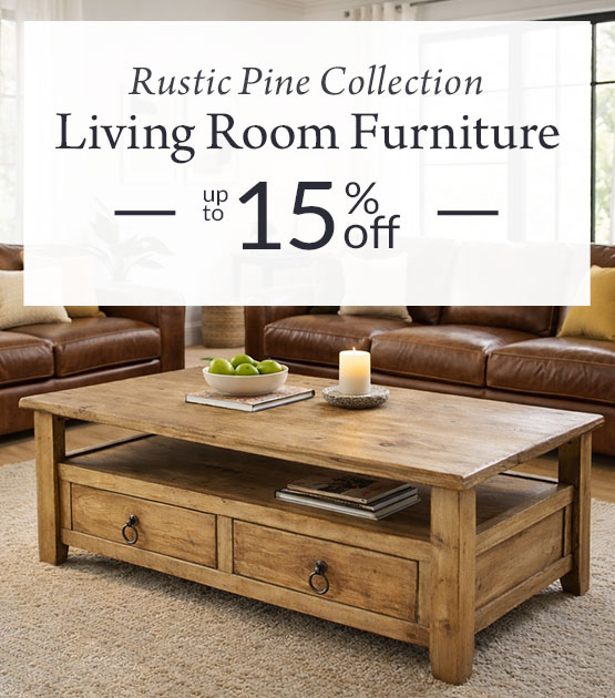Up to 15% Off Rustic Living Room