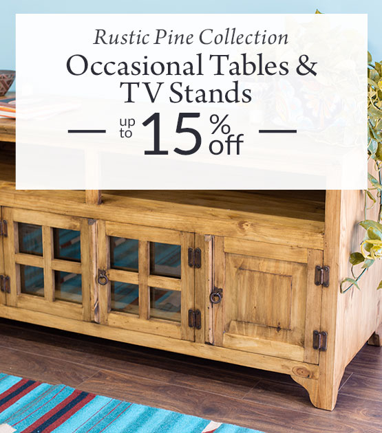Up to 15% Off TV Stands & Accent Tables
