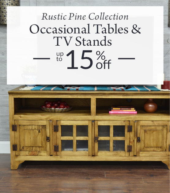 Up to 15% Off TV Stands & Accent Tables