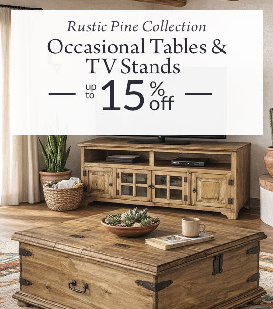Up to 15% Off TV Stands & Accent Tables