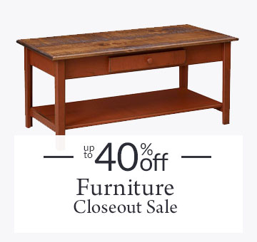 Up To 40% Off Closeout Furniture
