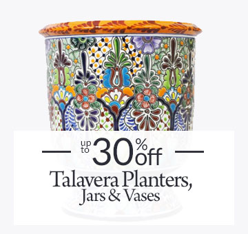 Up to 30% Off Talavera Planters, Jars & Vases