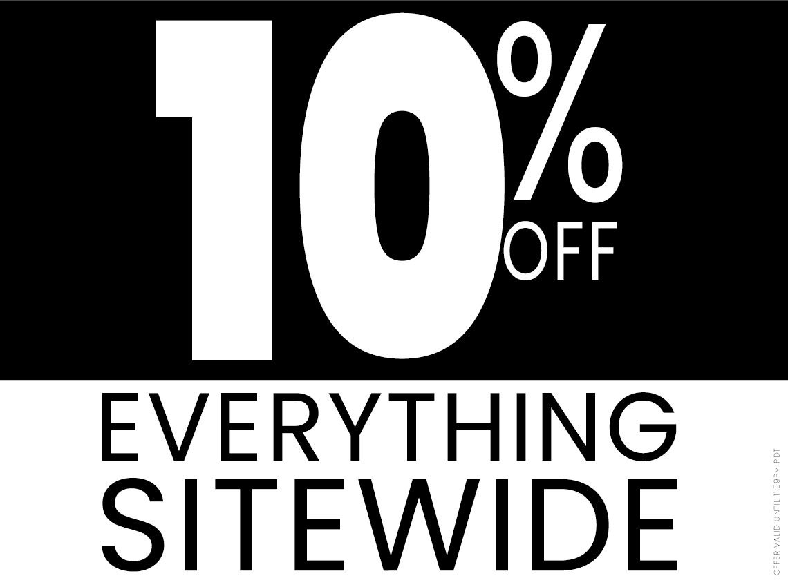 Fall for this limited-time autumn offer - 10% Off Everything Sitewide!