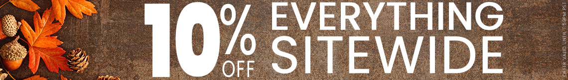 Fall back in love with your home - 10% off everything sitewide!