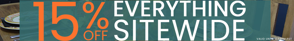 Gear up for Holidays - 15% Off Everything Sitewide!