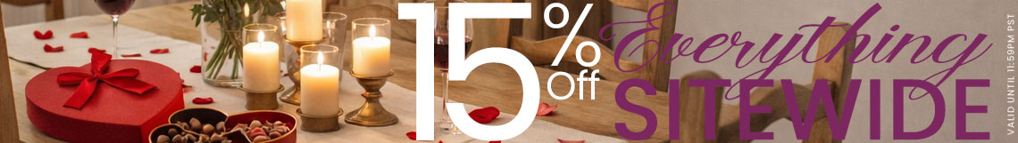 Love Is In The Air - 15% Off Everything Sitewide!
