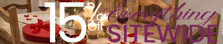 Love Is In The Air - 15% Off Everything Sitewide!