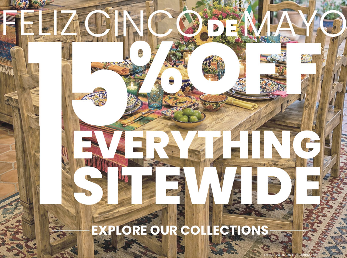 Celebrate Cinco de Mayo with 15% Off Sitewide!