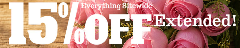 Be the favorite this year - 15% Off Everything Sitewide, Extended!