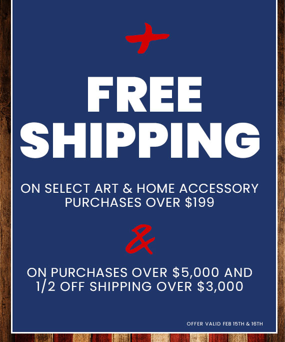 Free Shipping on select purchases*