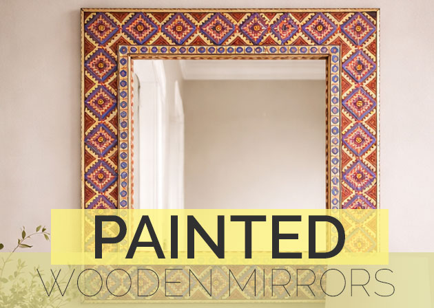 Painted Wooden Mirrors