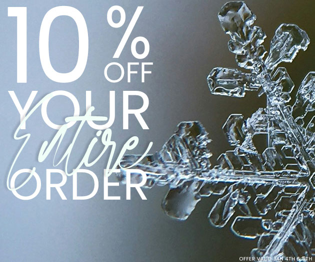 10% Off Your Entrire Order