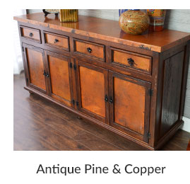 Antique Pine & Copper