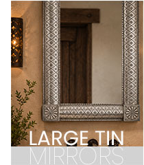 Large Tin Mirros
