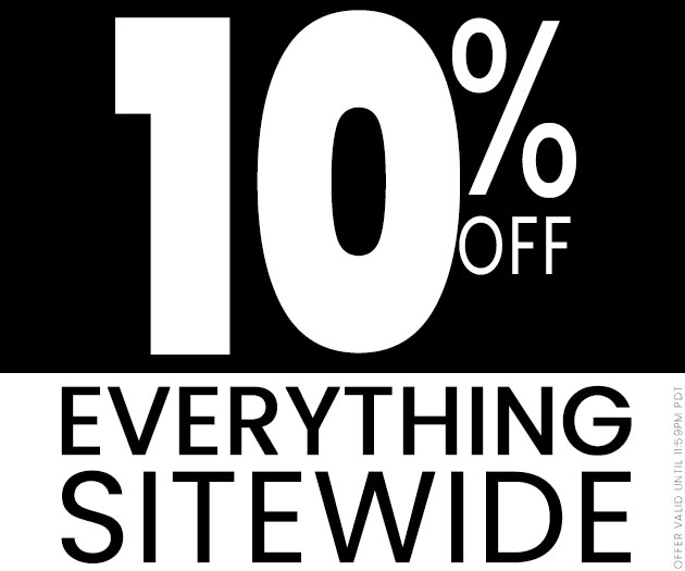 10% Off Everything Sitewide