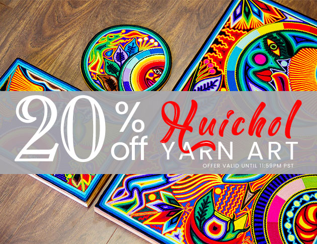 20% Off All Huichol Yarn Art