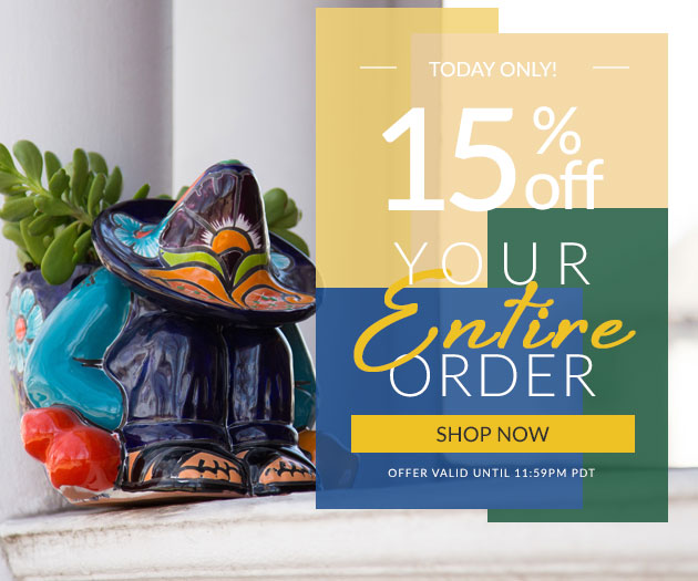 15% Off Your Entire Order