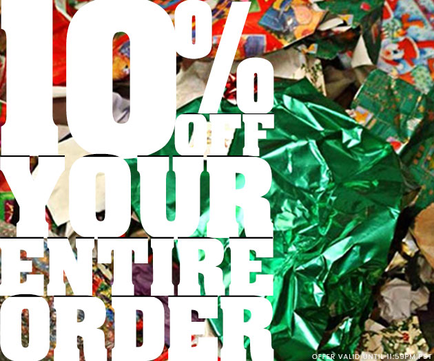10% Off Your Eintire Order
