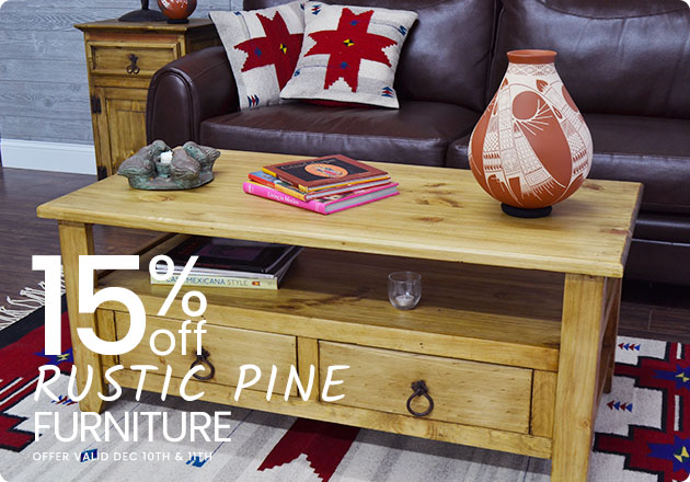 15% Off Rustic Pine Furniture