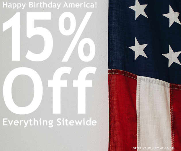 15% Off Everything Sitewide