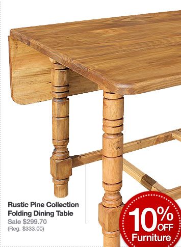 Rustic Pine Collection Dining Tables