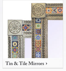 Mexican Tin and Tile Mirrors