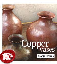 Artisan Copper Vases