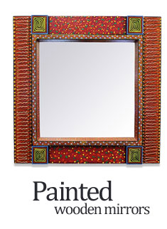 Painted Wooden Mirrors