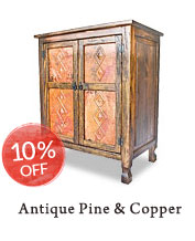 Antique Pine & Copper