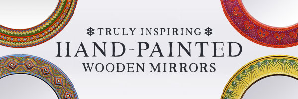 Truly Inspiring Hand-Painted Wooden Mirrors