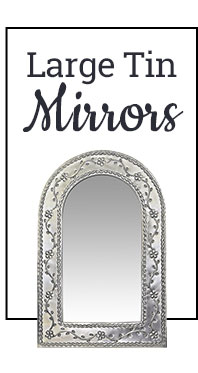 Large Tin Mirrors