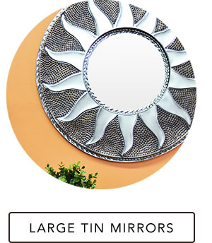 Large Tin Mirrors