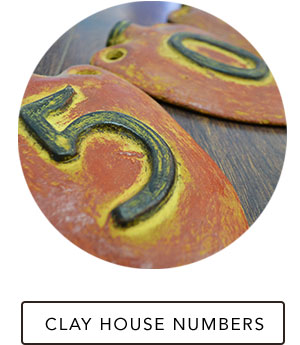 Clay House Numbers