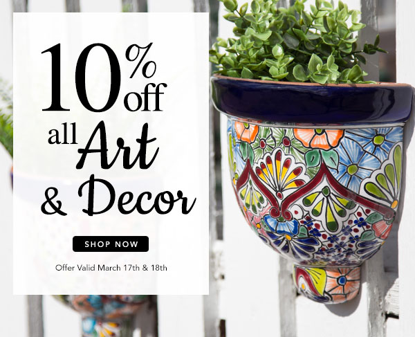 10% Off All Art and Decor