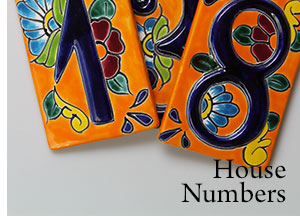 Talavera House Numbers