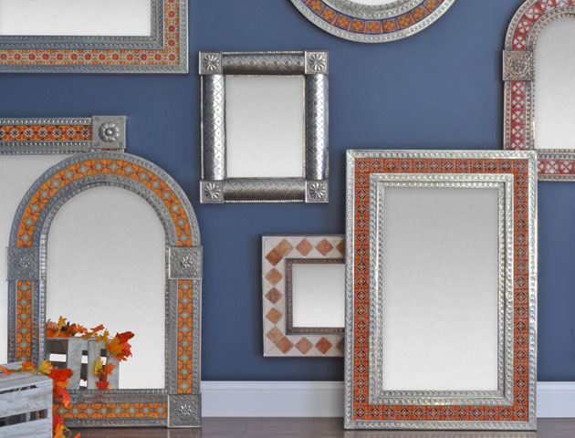 Bring Your Walls to Life - Brighten your walls with renowned Talavera Tin & Tile Mirrors from Mexico! Each mirror is handmade with care by artisan families in the colonial cities of central Mexico.