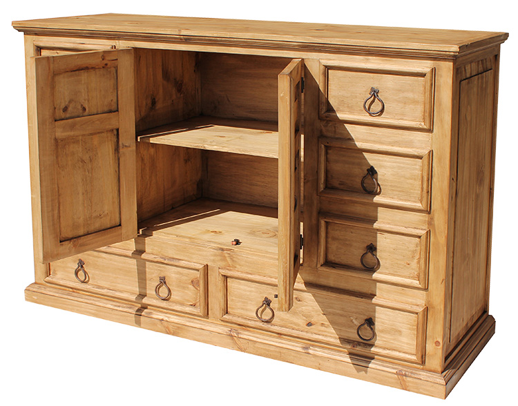 Solid Knotty Pine Dresser Mexican Pine Dresser for Sale