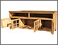 Rustic Pine Collection - Gregorio Star TV Stand - COM560