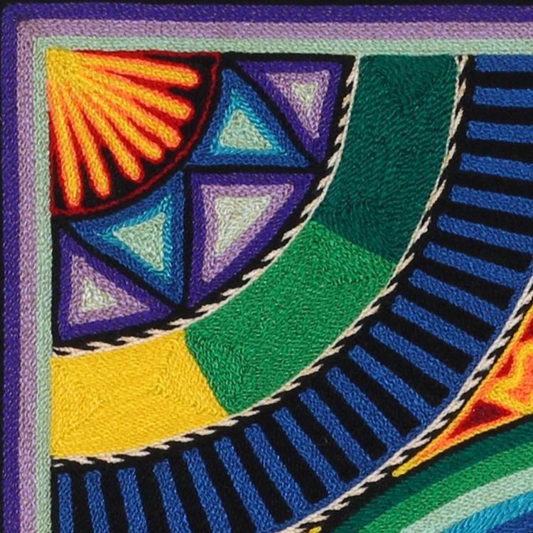 Huichol Yarn Art Collection - Huichol Yarn Painting - YP1808
