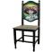 Day of the Dead Chair - Wooden Seat