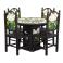 Calla Lily Dining Set - Wooden Seats