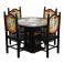 Day of the Dead Dining Set #2 - Wooden Seats