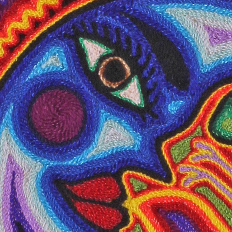 Huichol Yarn Art Collection - Huichol Yarn Painting - YP1233